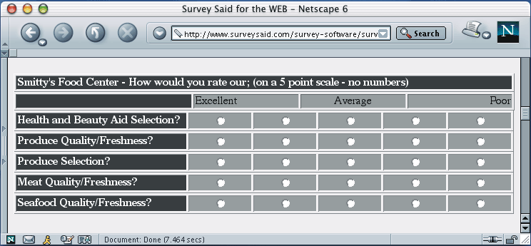 Picture of HTML scrollbar Choice