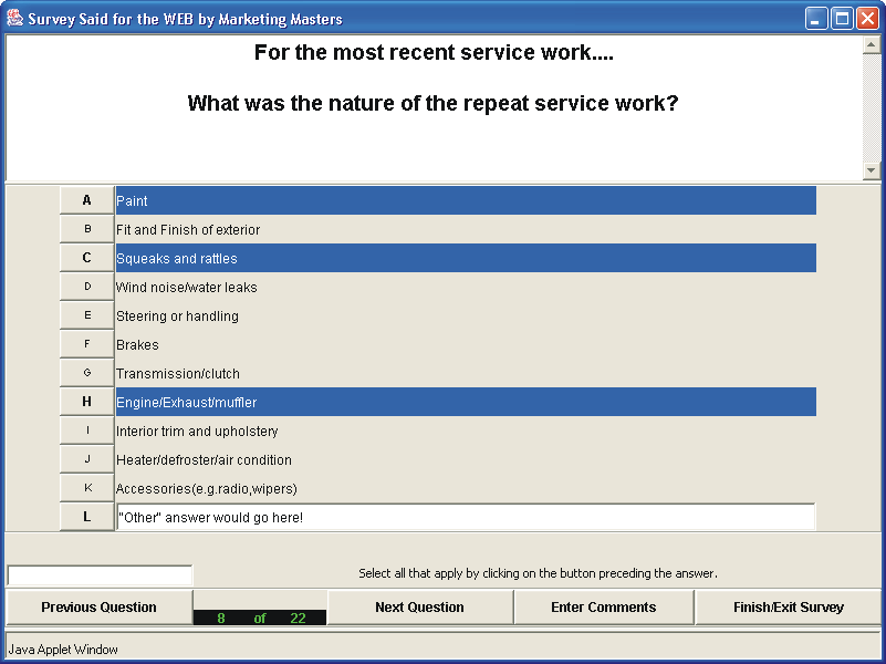 Picture of Java 1.1 Multiple Choice