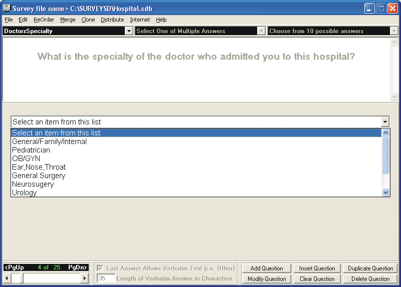 Picture of Survey Creator Single Choice