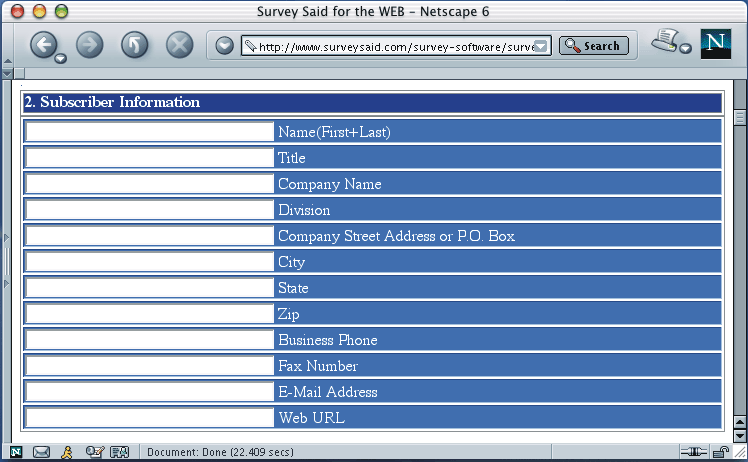 Picture of HTML Demographics