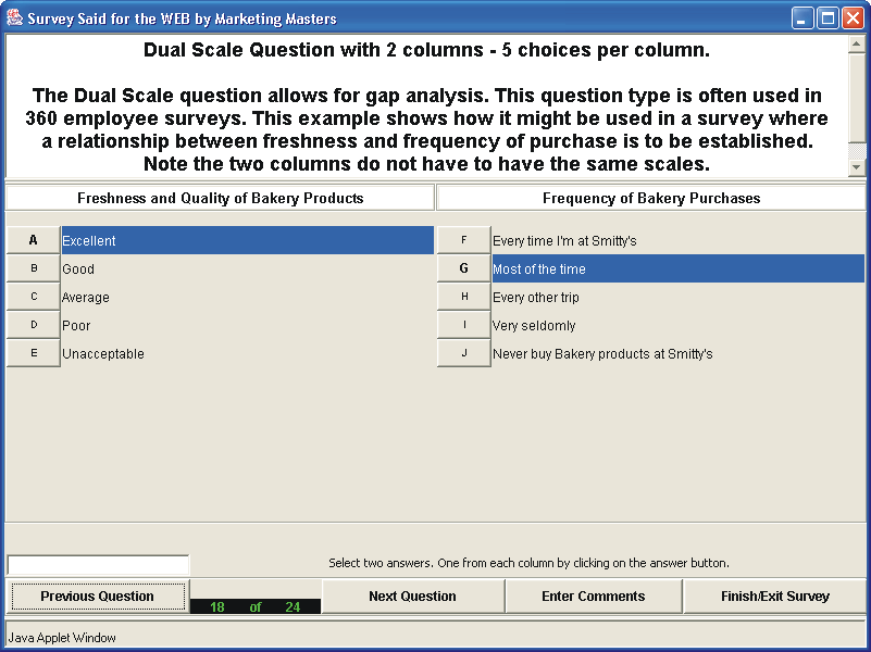 Picture of Java 1.1 Dual Scale